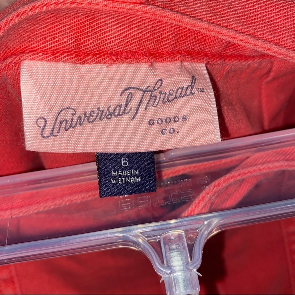 Universal Thread Red High Rise Utility Shorts - Picture 5 of 5